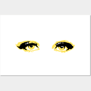 Yellow Gaze Posters and Art